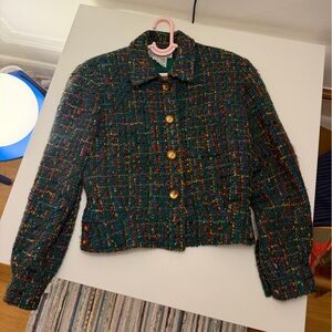Carlisle Women's Colorful Tweed Blazer vintage